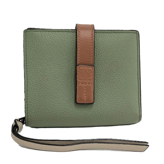 Loewe Bifold Wallet Anagram Leather Green