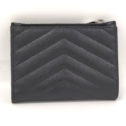 Saint Laurent Compact Wallet Leather Black — view 3