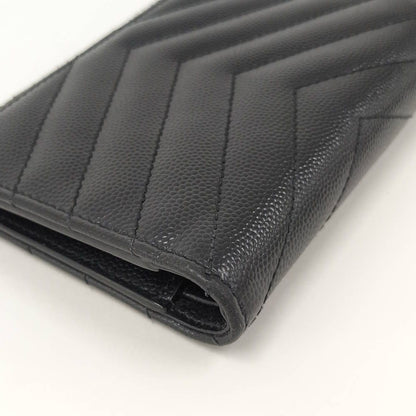 Saint Laurent Compact Wallet Leather Black — view 4