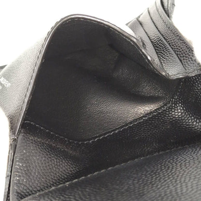 Saint Laurent Compact Wallet Leather Black — view 8