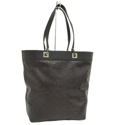 Gucci Bit Layout Tote Bag Leather Black