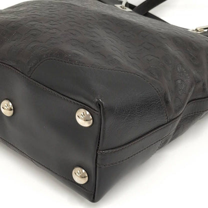 Gucci Bit Layout Tote Bag Leather Black — view 5