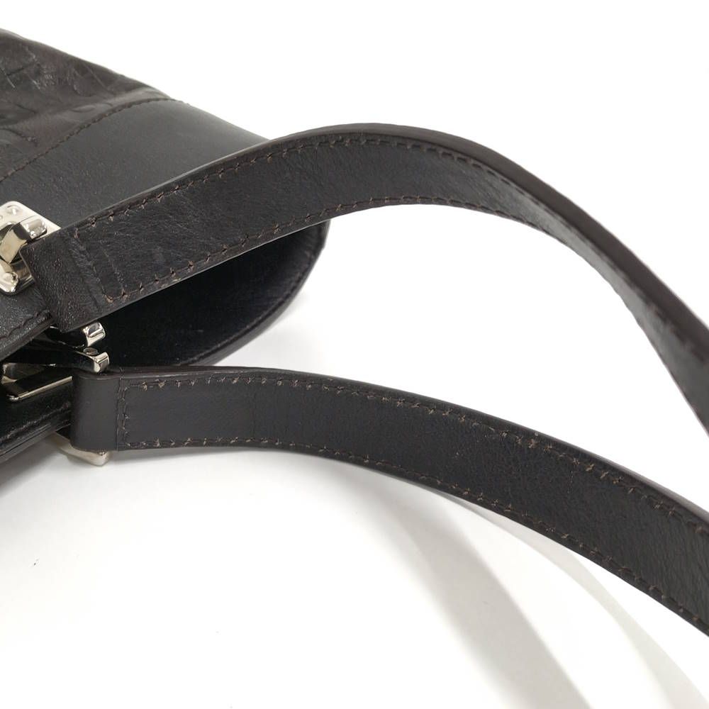 Gucci Bit Layout Tote Bag Leather Black — view 7