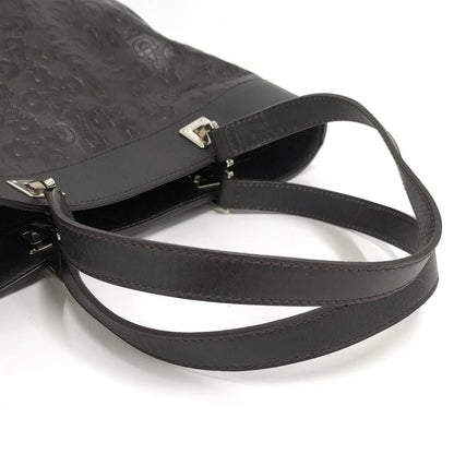 Gucci Bit Layout Tote Bag Leather Black — view 6