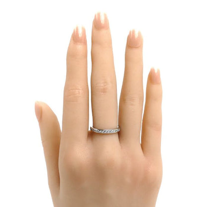 Tiffany & Co Platinum Full Eternity Channel Setting Ring Diamond — view 7