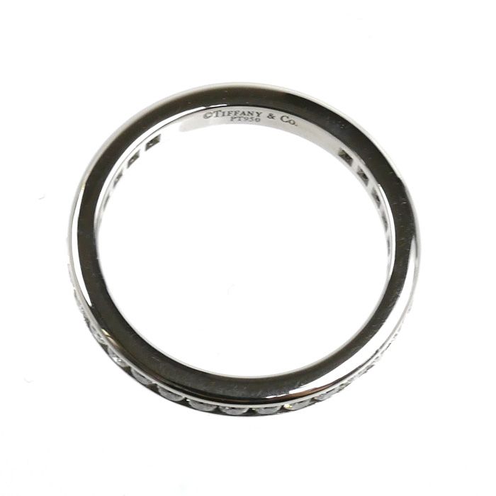 Tiffany & Co Platinum Full Eternity Channel Setting Ring Diamond — view 4