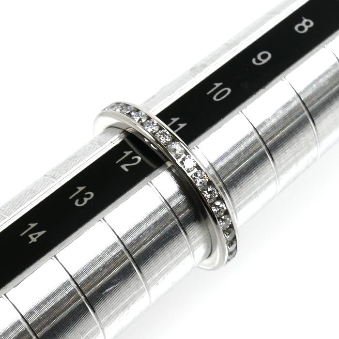 Tiffany & Co Platinum Full Eternity Channel Setting Ring Diamond — view 6
