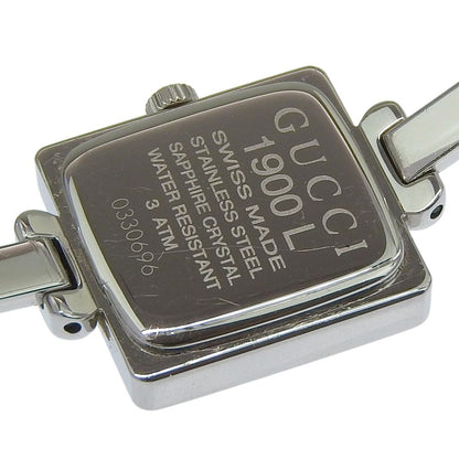 Gucci Stainless Steel Quartz Analog Display Black Dial Watch — view 5