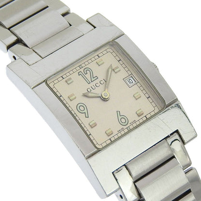 Gucci Stainless Steel Quartz Analog Display Silver Dial Watch — view 3