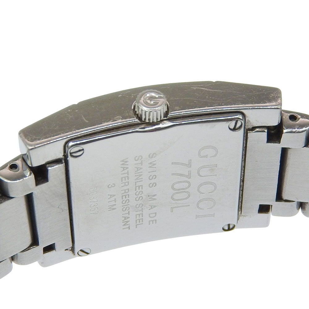 Gucci Stainless Steel Quartz Analog Display Silver Dial Watch — view 6