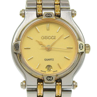 Gucci Stainless Steel Quartz Analog Display Ivory Dial Watch