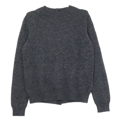Chanel Cashmere Back Button Knit Sweater 42