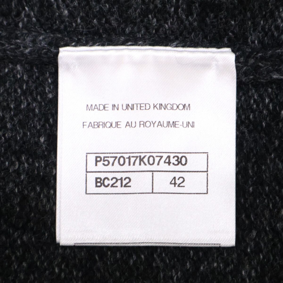 Chanel Cashmere Back Button Knit Sweater 42 — view 4