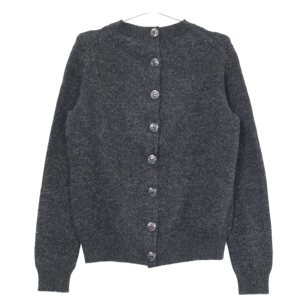 Chanel Cashmere Back Button Knit Sweater 42 — view 2