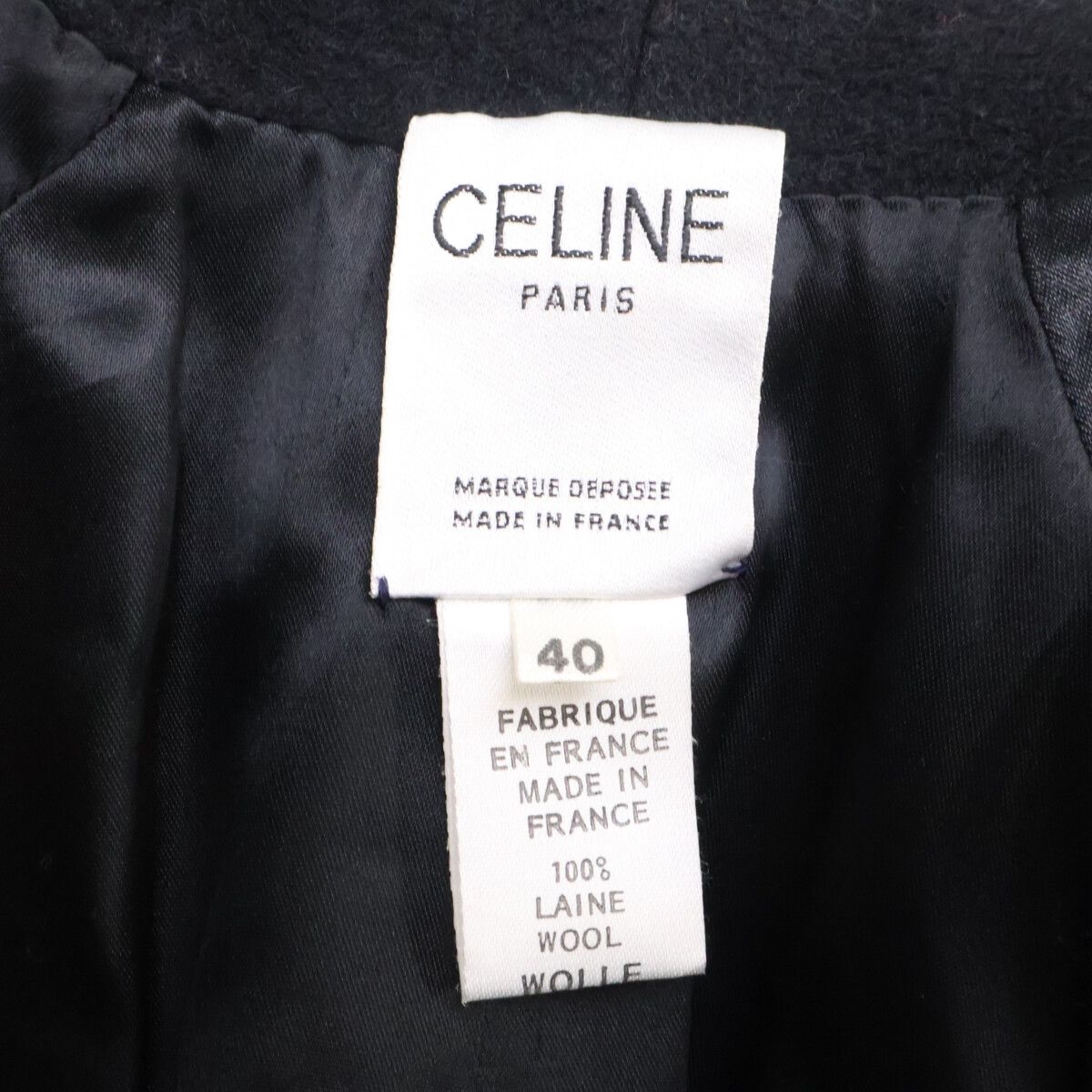 Celine Vintage Wool Belt Cross 40 — view 4