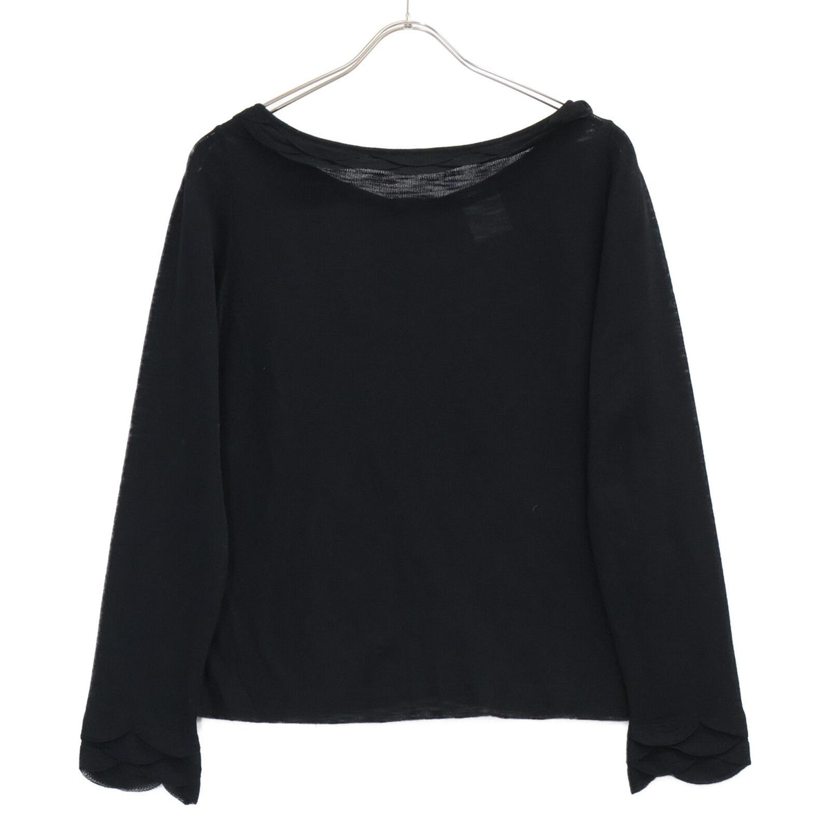 Chanel Back CC Logo Button Knit Sweater 38 — view 2