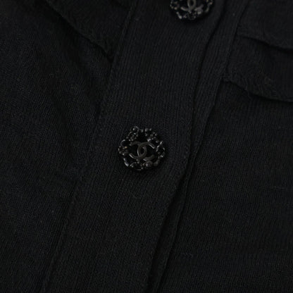Chanel Back CC Logo Button Knit Sweater 38 — view 8