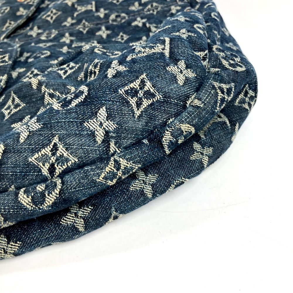 Louis Vuitton Shoulder Bag Daily GM Monogram Denim Canvas Blue — view 7