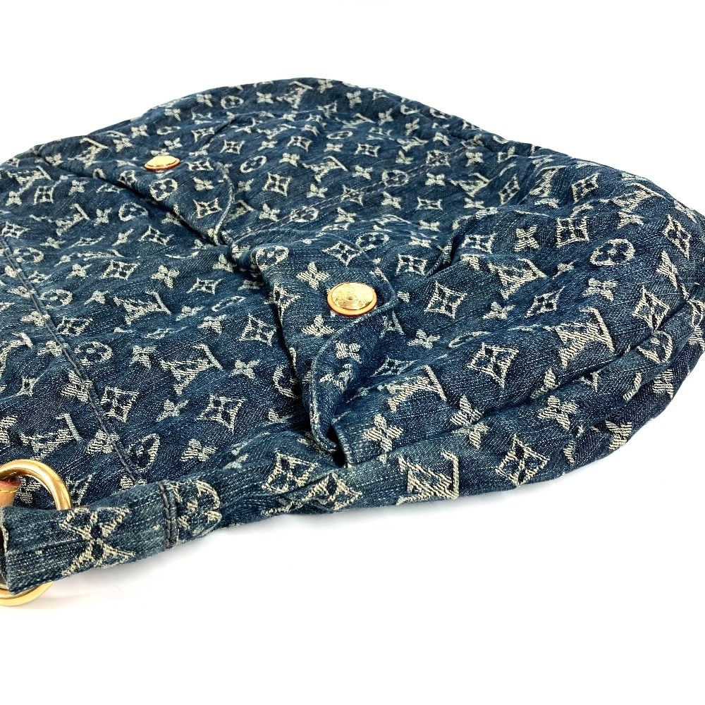 Louis Vuitton Shoulder Bag Daily GM Monogram Denim Canvas Blue — view 6