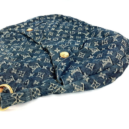 Louis Vuitton Shoulder Bag Daily GM Monogram Denim Canvas Blue — view 6