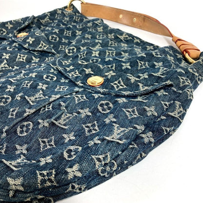 Louis Vuitton Shoulder Bag Daily GM Monogram Denim Canvas Blue — view 5