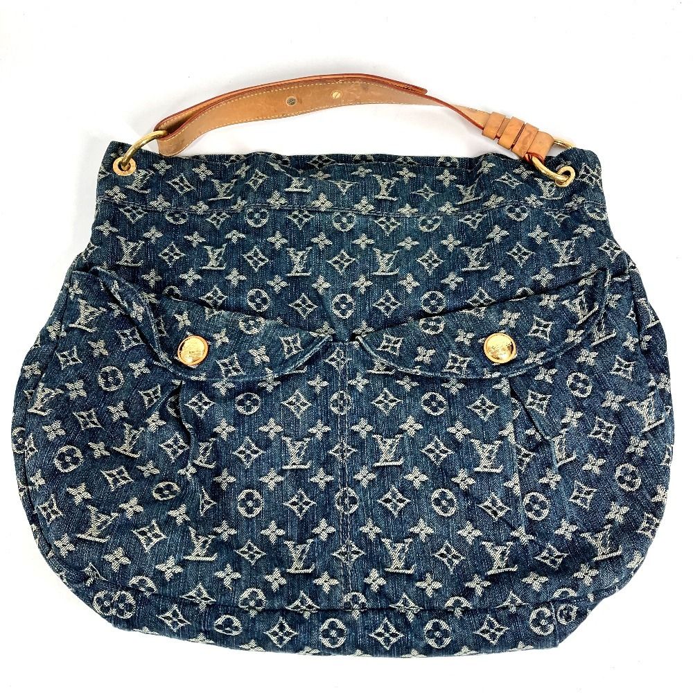 Louis Vuitton Shoulder Bag Daily GM Monogram Denim Canvas Blue