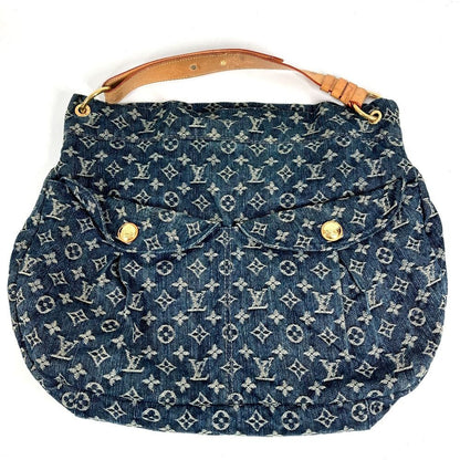 Louis Vuitton Shoulder Bag Daily GM Monogram Denim Canvas Blue