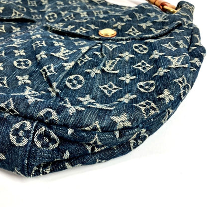 Louis Vuitton Shoulder Bag Daily GM Monogram Denim Canvas Blue — view 4