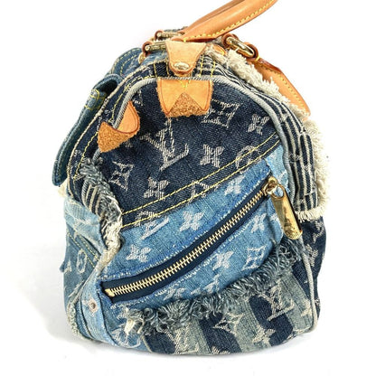Louis Vuitton Handbag Patchwork Speedy 30 Monogram Denim Canvas Blue — view 3