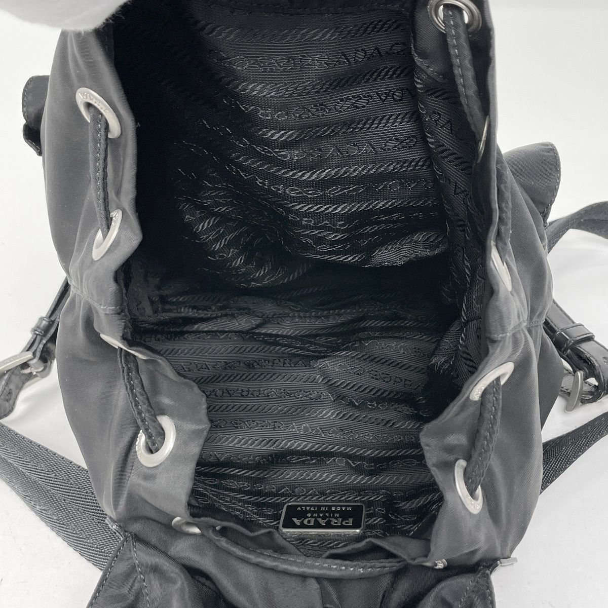 Prada Backpack Nylon Nero — view 8