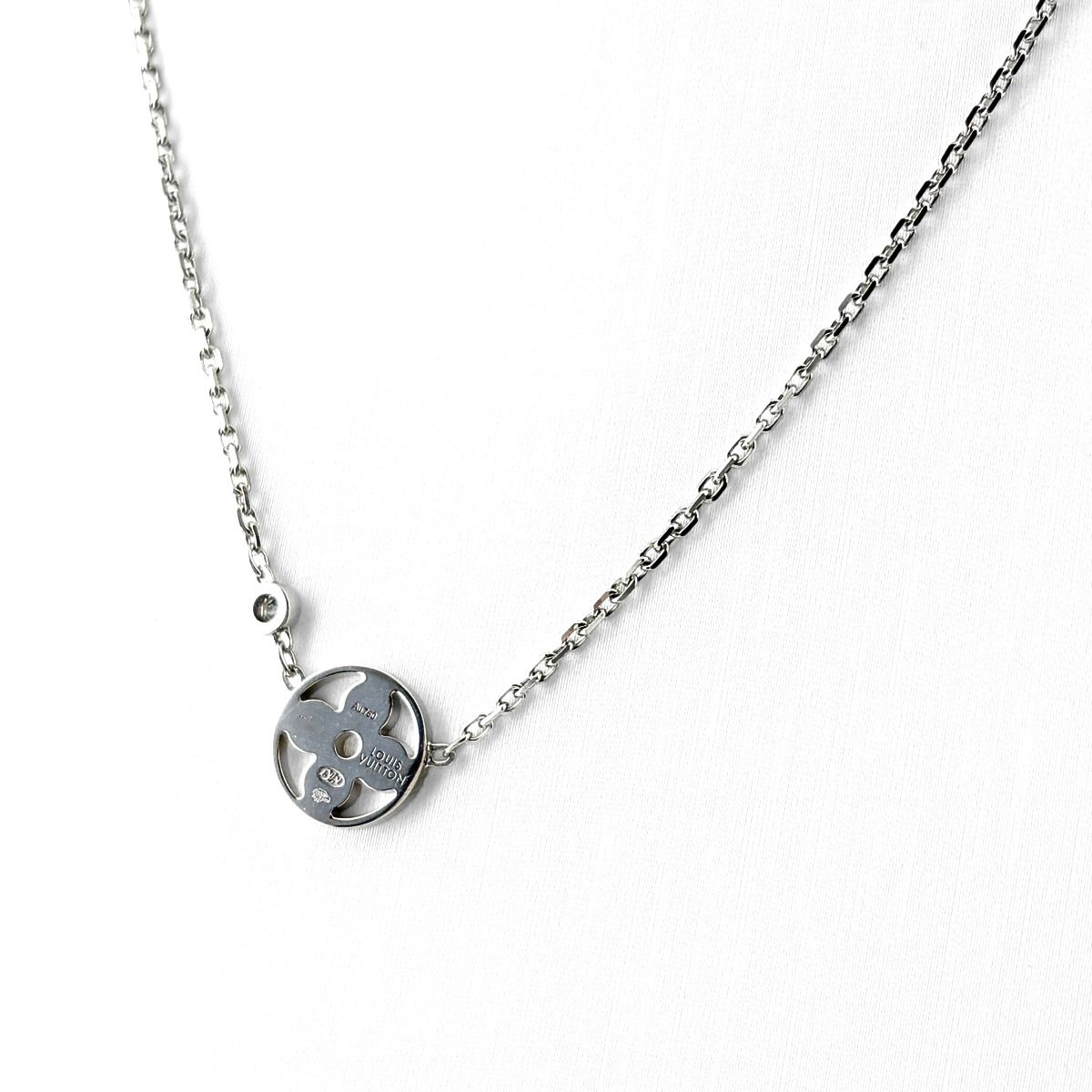 Louis Vuitton Idylle Blossom Necklace Pave Diamond Pendant — view 4