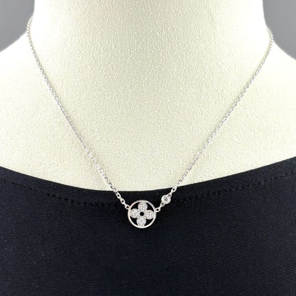 Louis Vuitton Idylle Blossom Necklace Pave Diamond Pendant — view 5