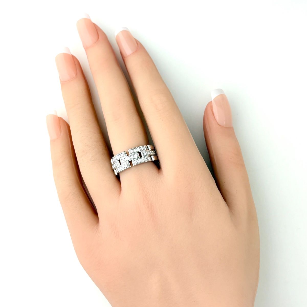 Cartier Maillon Panthere Ring Pave Diamond — view 5