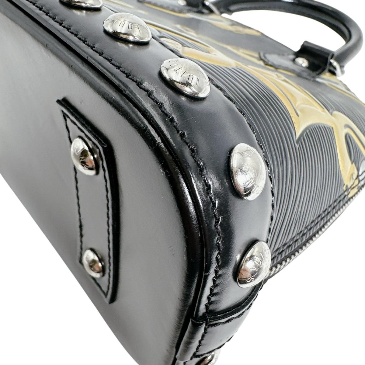 Louis Vuitton Epi Chain Pattern Alma BB Shoulder Bag Noir Collection — view 7
