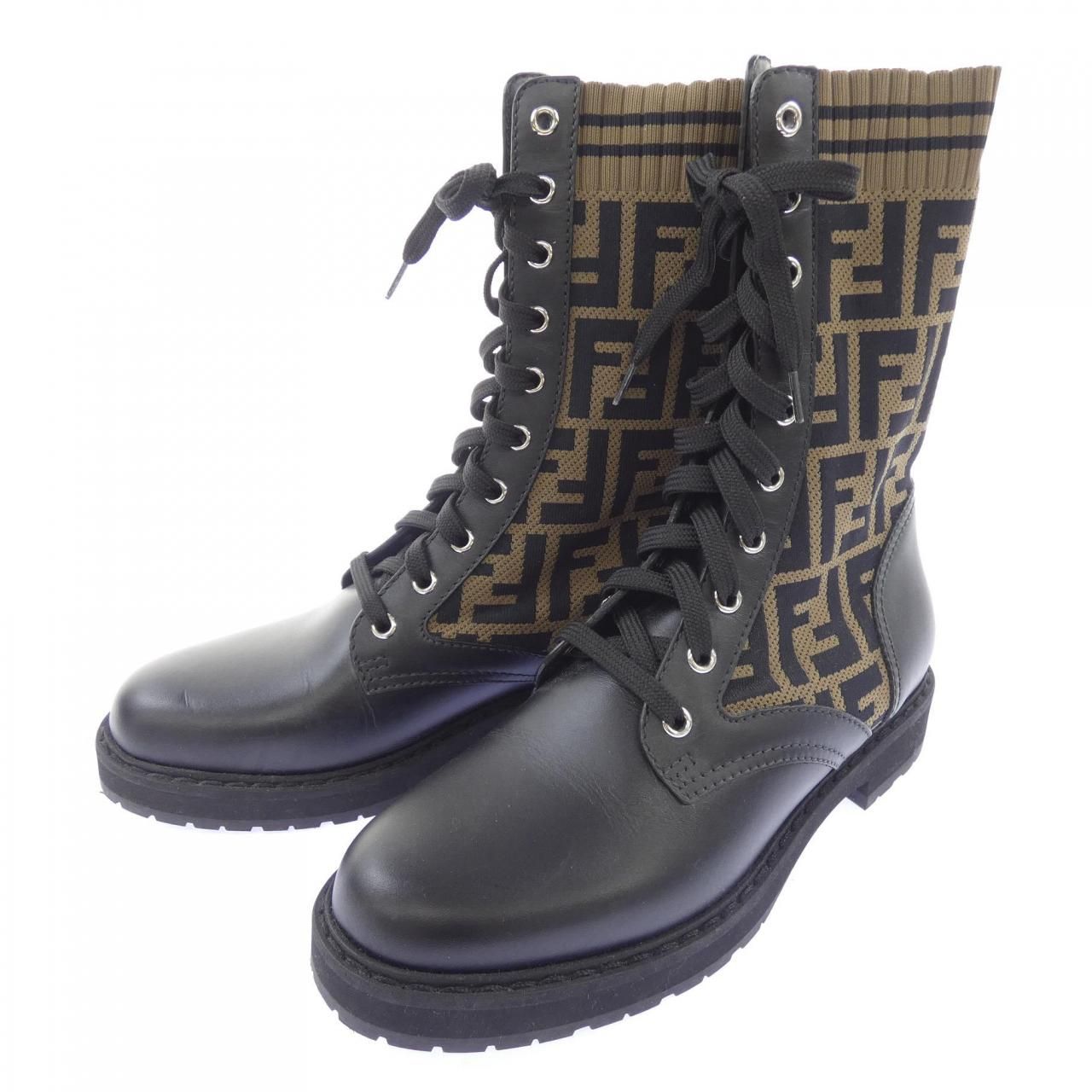 Fendi Boots Black — view 3