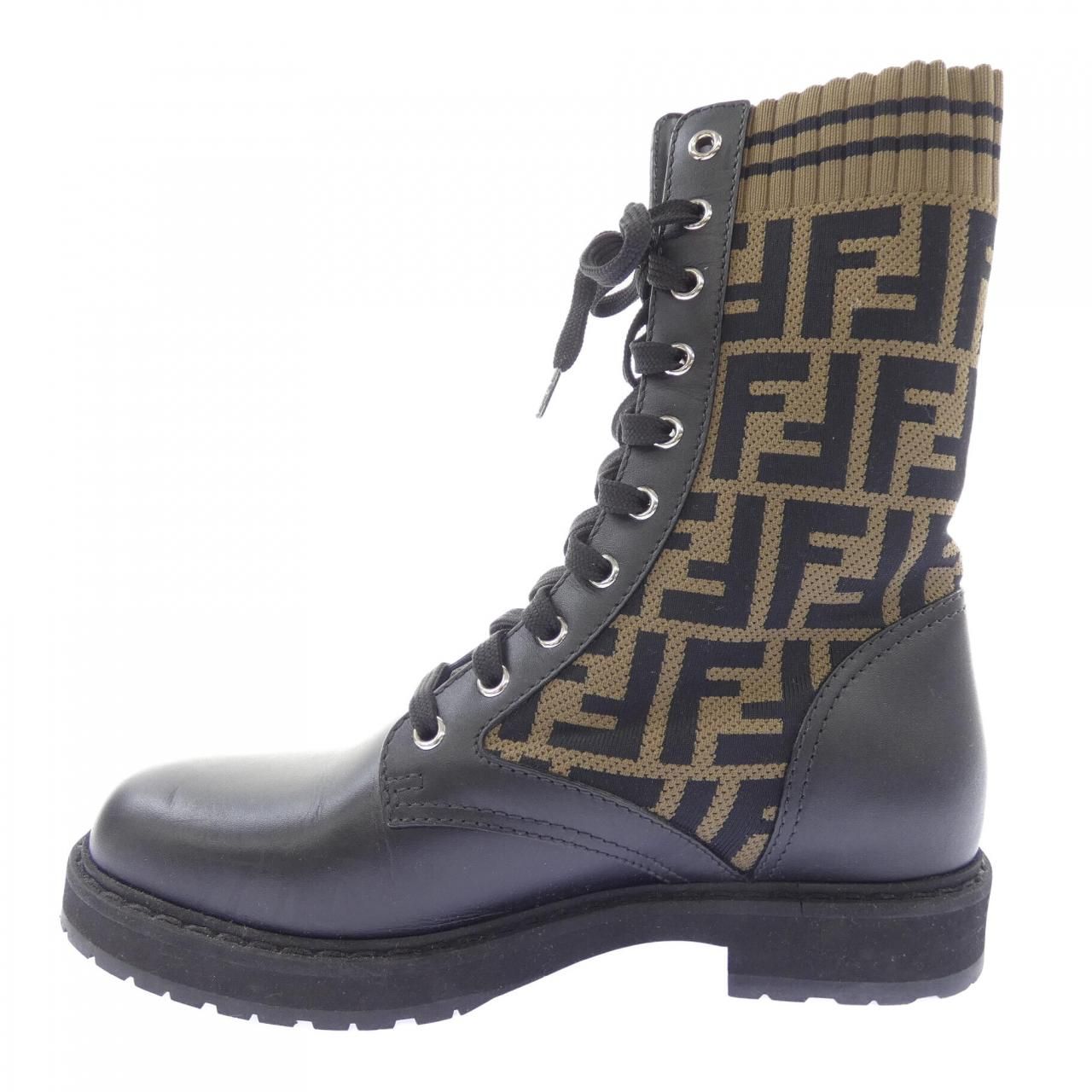 Fendi Boots Black — view 2