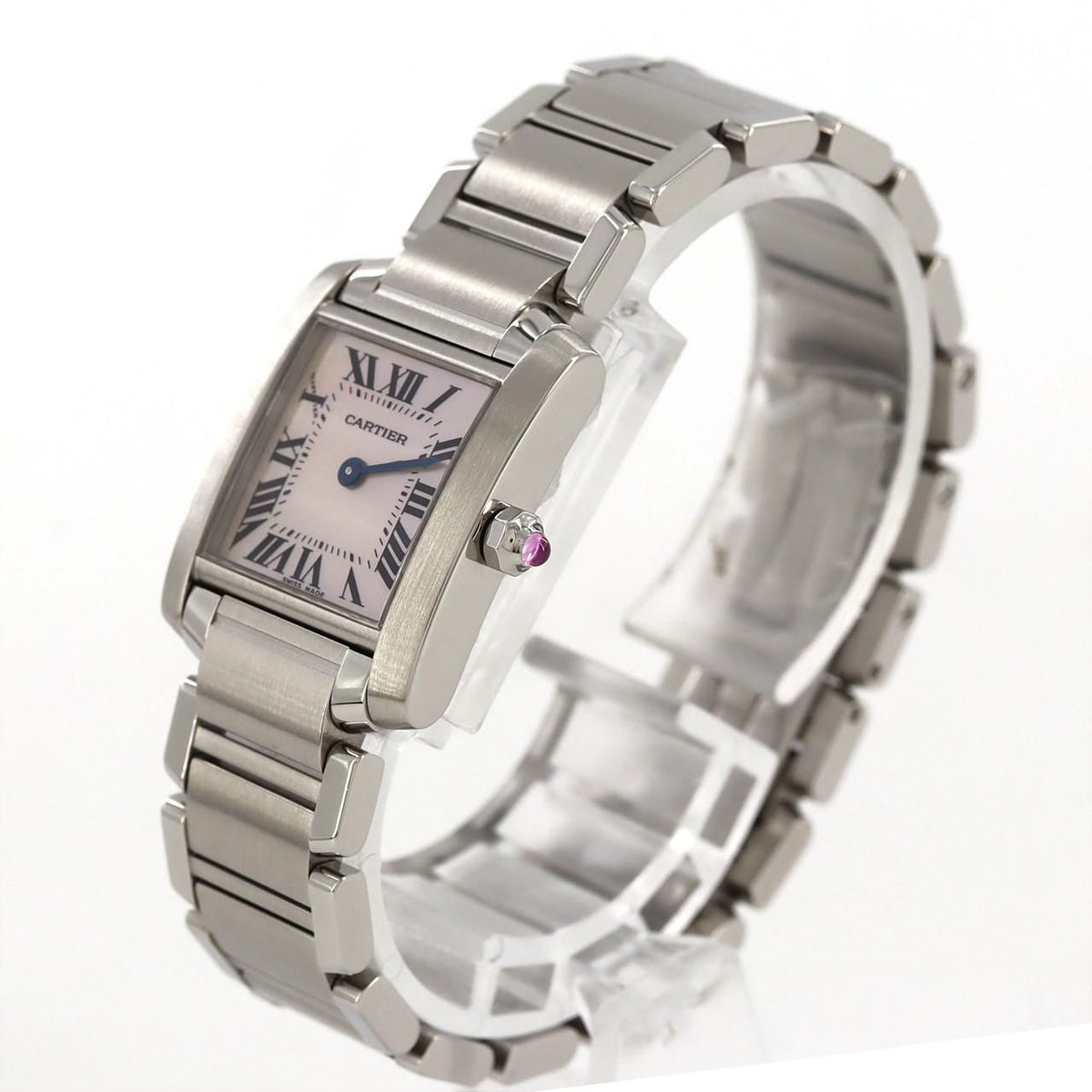 Cartier Tank Francaise SM SS Quartz Watch — view 2