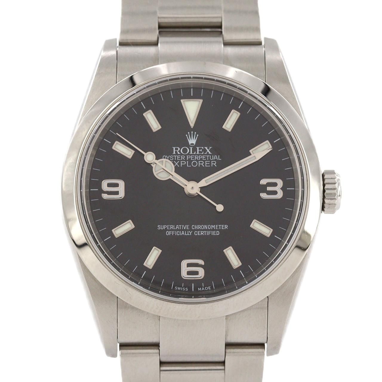 Rolex Explorer-I SS Automatic Number Watch