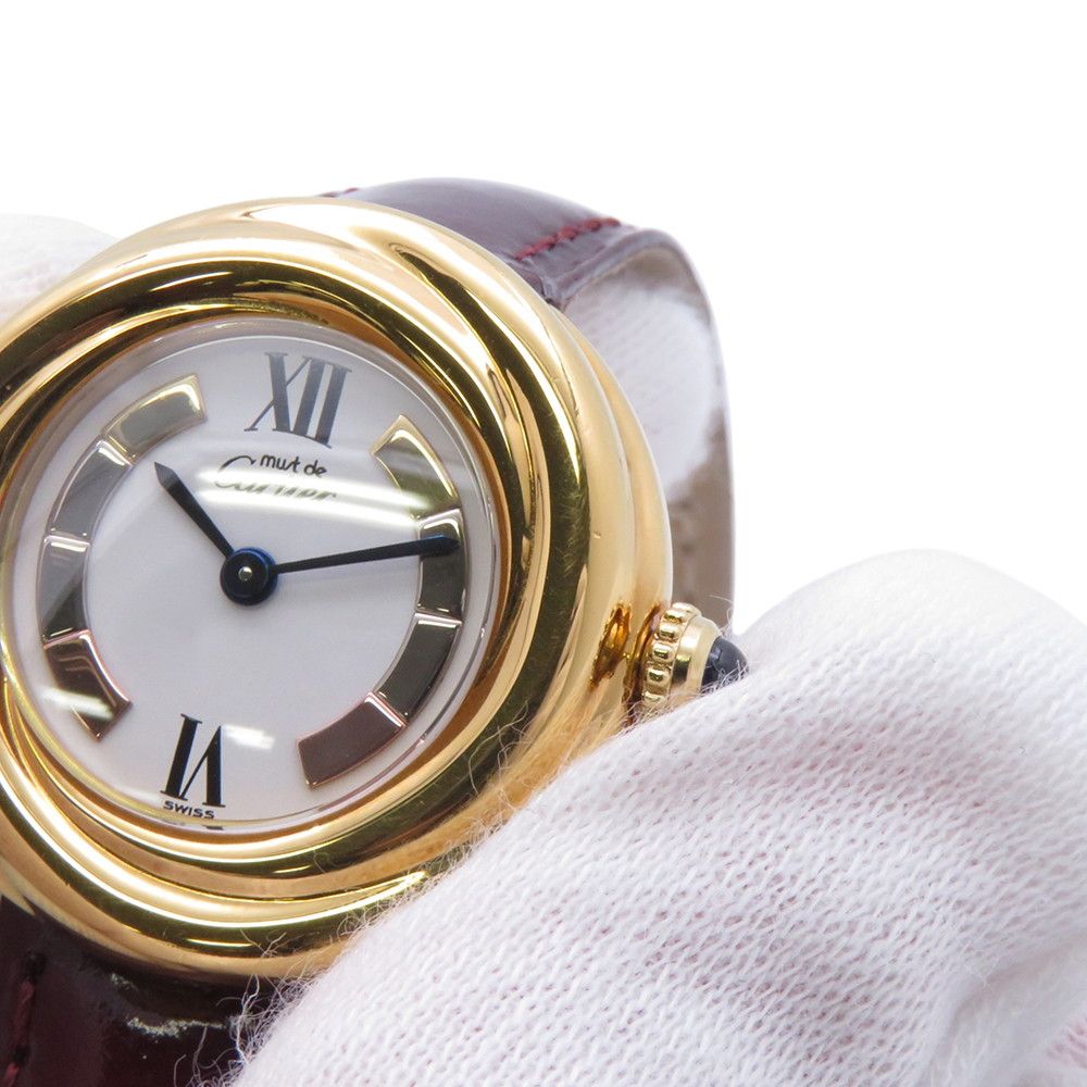 Cartier Must Trinity Vermeil Watch White Dial Quartz — view 4
