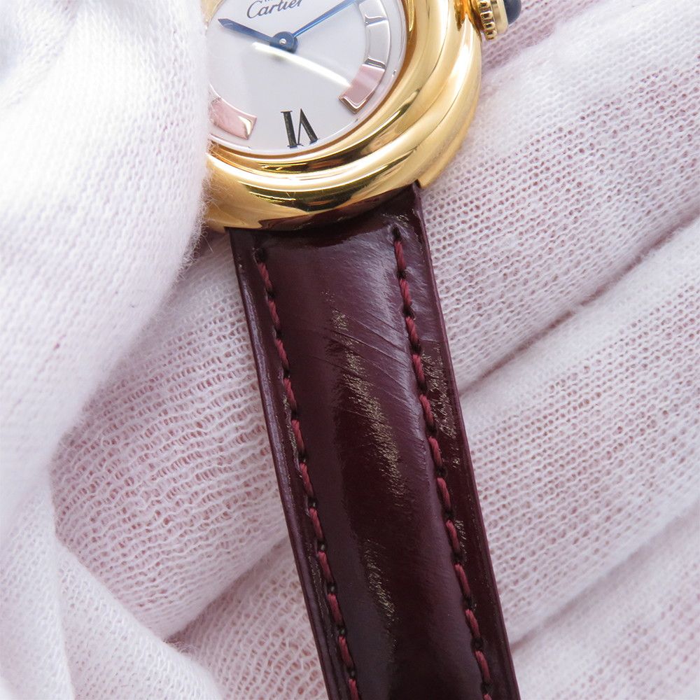 Cartier Must Trinity Vermeil Watch White Dial Quartz — view 5