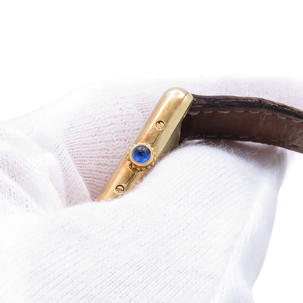 Cartier Must Tank SM Vermeil Watch Ivory Dial Vintage — view 5