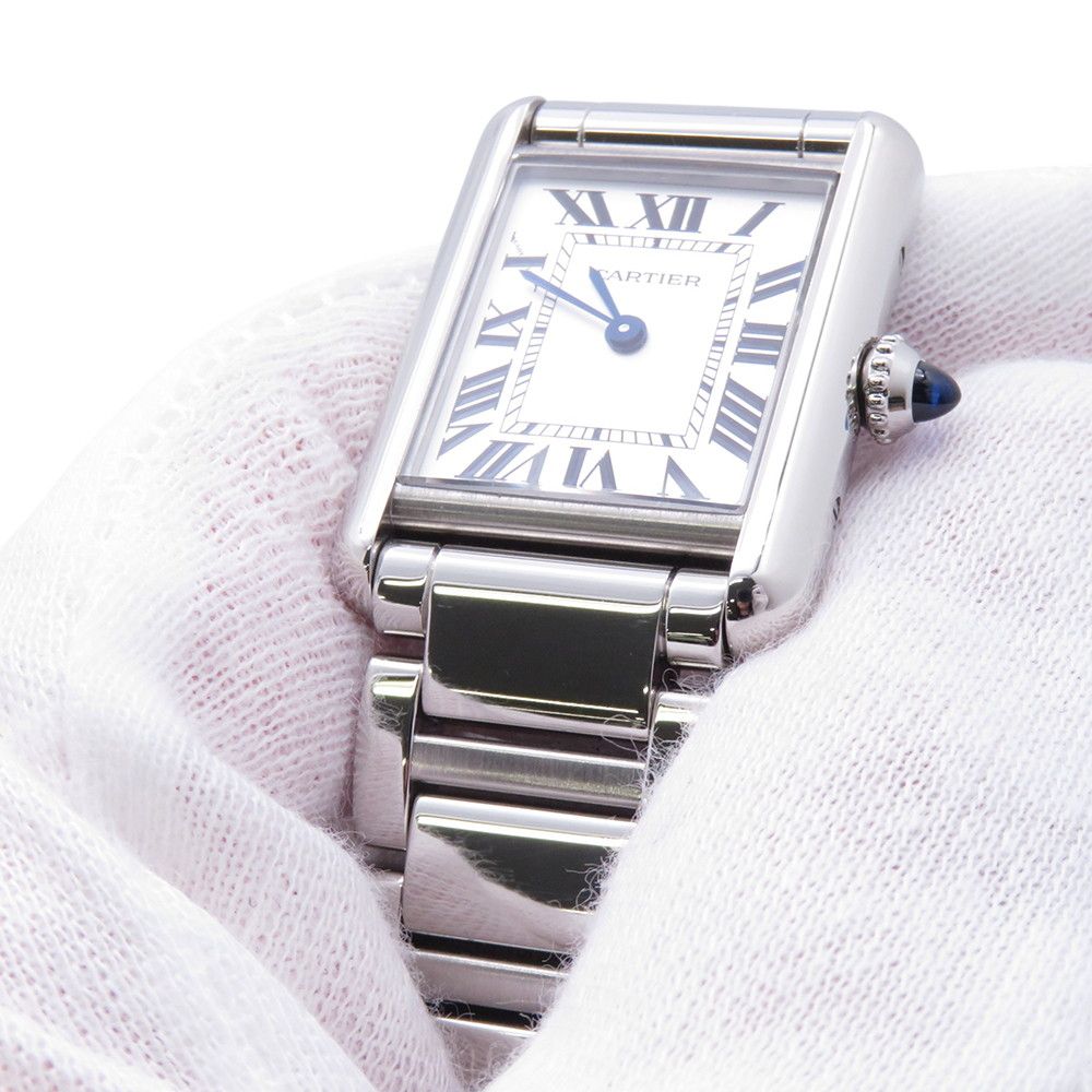 Cartier Tank Must SM Watch Silver Dial Quartz — view 5