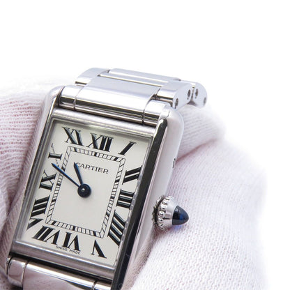 Cartier Tank Must SM Watch Silver Dial Quartz — view 4