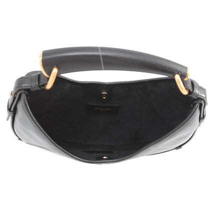 Saint Laurent Paris Handbag Mombasa Small Calf Leather Black — view 5