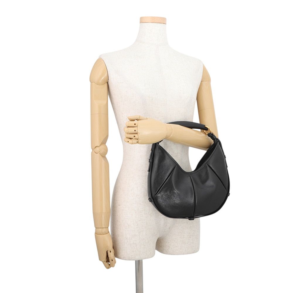 Saint Laurent Paris Handbag Mombasa Small Calf Leather Black — view 4