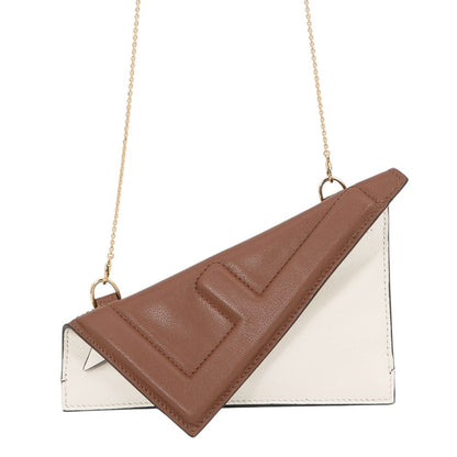 Fendi Chain Shoulder Pouch Flip Nano Leather Pochette