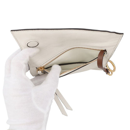 Fendi Chain Shoulder Pouch Flip Nano Leather Pochette — view 6
