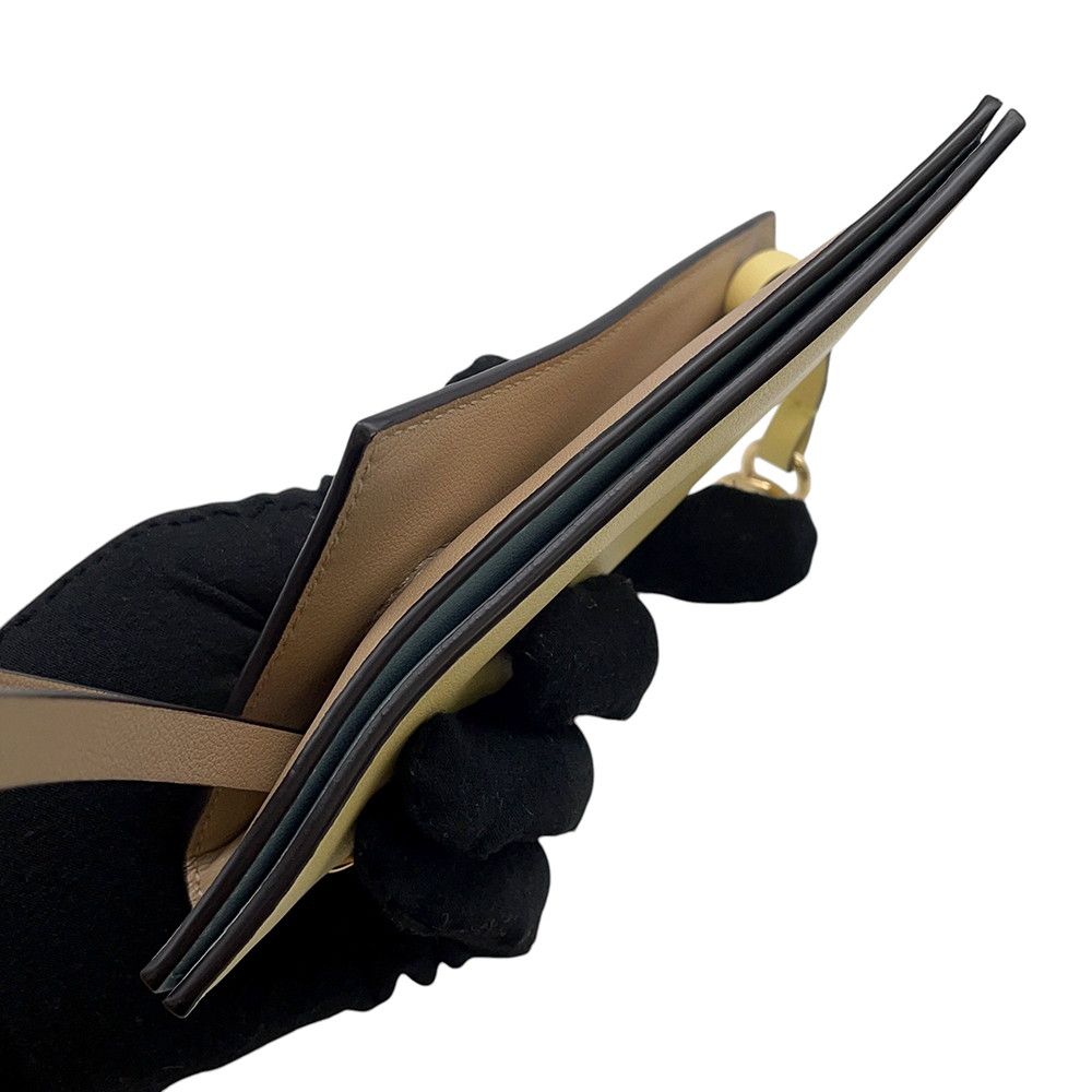 Fendi Chain Shoulder Pouch Flip Nano Leather Pochette — view 7