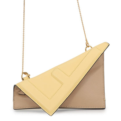 Fendi Chain Shoulder Pouch Flip Nano Leather Pochette