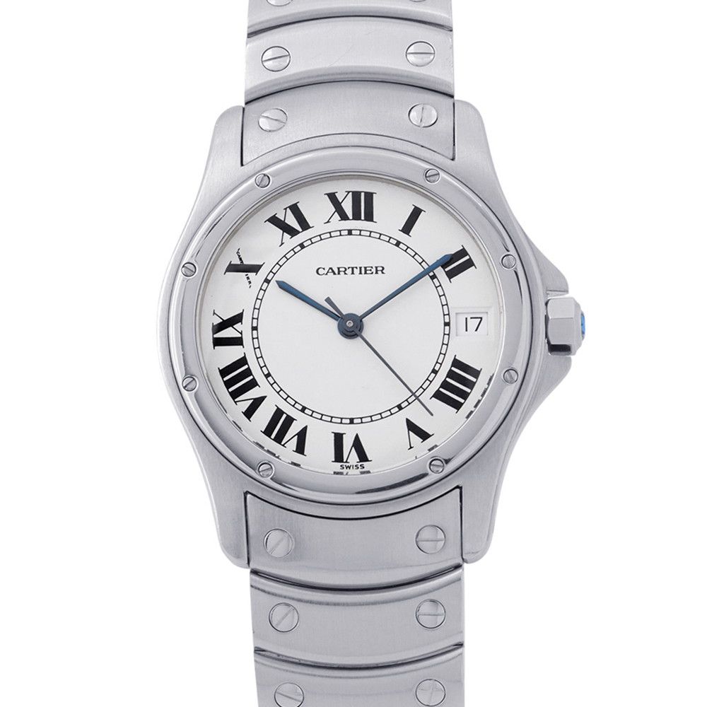 Cartier Santos Ronde LM Watch White Dial